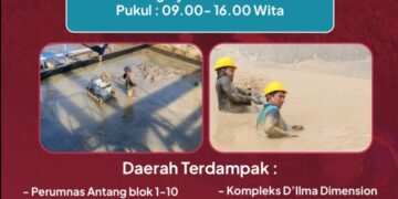 Pagi Ini hingga Tiga Hari ke Depan, PDAM Kota Makassar Lakukan Pengurasan Instalasi Pengolahan Air