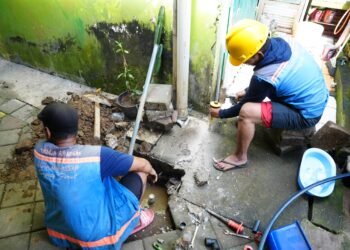 Gerak Cepat, PDAM Makassar Tuntaskan Program MULIA: 10 Sambungan di Jl Angkasa, 5 di Tamalanrea