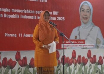 Meriahkan HUT RI, Lurah dan Kades se Kabupaten Pinrang Ikuti Lomba Fashion Show