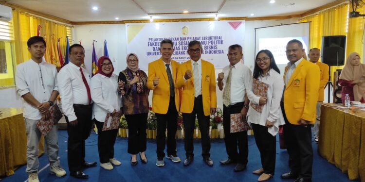 – Fakultas Ilmu Sosial dan Ilmu Politik (FISIP) Universitas Pejuang Republik Indonesia (UPRI) menggelar pelantikan Dekan dan pejabat struktural periode 2025–2029, Rabu (13/8/2025)