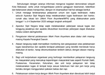 Antisipasi Gejolak, Siswa Makassar Belajar dari Rumah