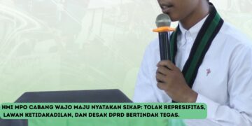 HMI MPO Cabang Wajo Maju Nyatakan Sikap: Tolak Represivitas, Lawan Ketidakadilan, dan Desak DPRD Bertindak Tegas