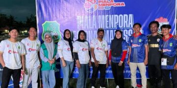 Mahasiswa KKN Posko 40 IAIN Parepare Turut Meriahkan Piala Menpora U-12 Regional Makassar di Sidrap