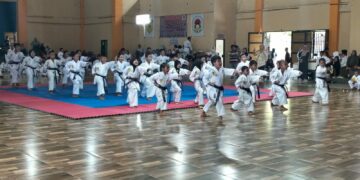Pinrang Jadi Tuan Rumah Gashuku, Ratusan Karateka Ikut Ujian Kenaikan Tingkat INKAI