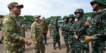 Wali Kota Parepare dan Wakilnya Hadiri Latsarmil Komcad di Gowa