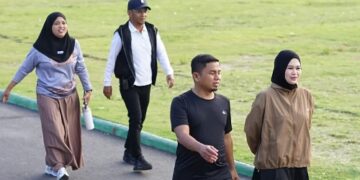 Gaya Santai Tasming Hamid: Joging, Sapa Warga, Serap Aspirasi