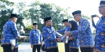 Pimpin Upacara HKN, Tasming Hamid Tekankan Peran ASN sebagai Pelayan Publik dan Penyampai Informasi Valid