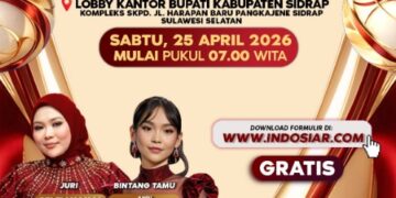 Audisi Offline “D’Academy 8” Digelar di Sidrap, Selfi Yamma Juri, Andi Syaqirah DA7 Bintang Tamu