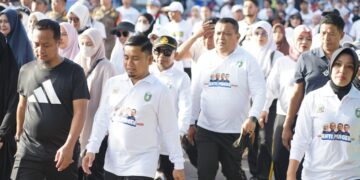 Lautan Manusia di Jalan Sehat ‘Anti Mager’ Parepare, Tasming Hamid Puji Gubernur Sulsel
