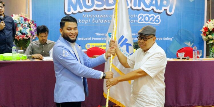 Nur Amin Saleh resmi terpilih secara aklamasi sebagai Ketua Ikatan Penerbit Indonesia (IKAPI) Sulawesi Selatan