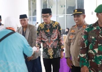 133 Jemaah Haji Pinrang Dilepas Dini Hari, Gabung Kloter 16 ke Makassar