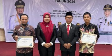 HUT Perpustakaan, Pemkab Sidrap Boyong Dua Penghargaan Provinsi