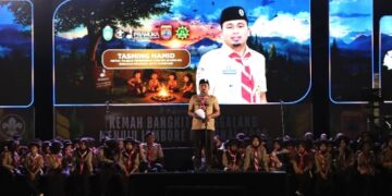 Perkemahan Bangkit Penggalang 2026, Tasming Hamid: Pramuka Miliki Peran Strategis Bentuk Karakter