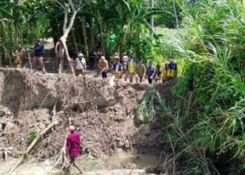 Abrasi di Dusun Celallang, Bupati Pinrang Tinjau Lokasi