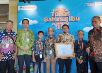 Diterima Wali Kota, Parepare Raih Penghargaan Nasional Pada Festival Tunas Bahasa Ibu Nasional