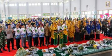 Perdana Digelar Terpusat di UMS Rappang, 496 Murid TK ABA se-Sidrap Ikuti Penamatan