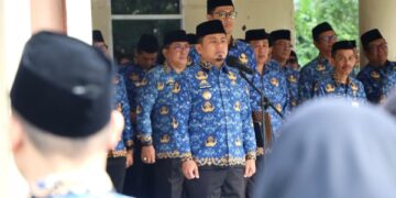 Upacara, Wali Kota Parepare Singgung Pemotongan TPP Hingga Evaluasi Kepala OPD