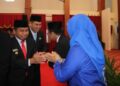 Wali Kota Parepare Hadiri Pengukuhan Kepala BPKP