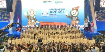 Hadiri Rakernas XVIII APEKSI di Medan, Tasming Hamid Perkuat Sinergi Antar Pemerintah Kota