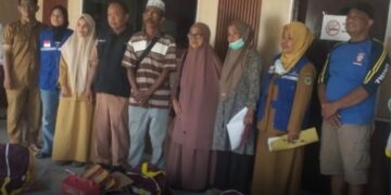 Angin Kencang Terjang Pinrang, 11 KK Terdampak, Dinsos dan Tagana Gerak Cepat Salurkan Bantuan