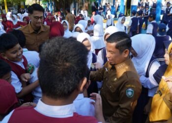 Tinjau MPLS di SMPN 3, Wali Kota Parepare Ingatkan Siswa Baru Sarapan agar Lebih Fokus Belajar