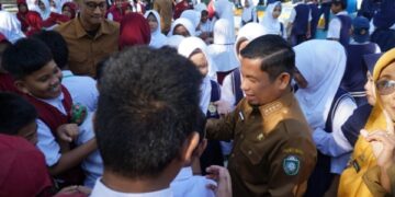 Tinjau MPLS di SMPN 3, Wali Kota Parepare Ingatkan Siswa Baru Sarapan agar Lebih Fokus Belajar