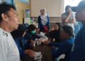Gerakan Langit Biru Indonesia Asri, Demokrat Sidrap Cek Kesehatan Gratis dan Bersihkan Parit hingga Lorong Warga