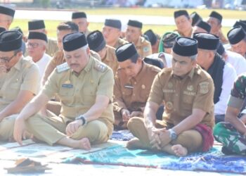 Pemkab Pinrang Gelar Salat Istisqa, Bupati Irwan Ajak Warga Perbanyak Doa Hadapi Kemarau