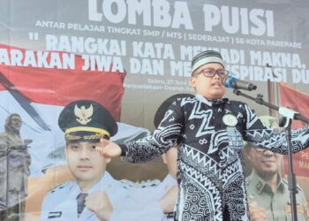 Lomba Baca Puisi Antar Pelajar SMP, Kepala Dinas Perpustakaan dan Kearsipan Parepare: Ajang Membangun Semangat Kebangsaan
