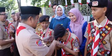 Lepas Kontingen Jamnas, Tasming Hamid Minta Pramuka Parepare Jaga Nama Baik Daerah