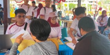 Semarak HUT RI ke-81, Imigrasi Parepare Hadirkan PaspoRia di Car Free Day Tana Toraja
