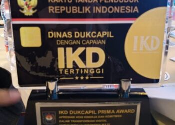 Satu-satunya di Kawasan Indonesia Timur, Parepare Raih IKD Disdukcapil Prima Award 2026