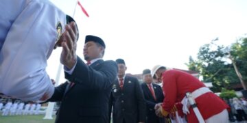 Kukuhkan Calon Paskibraka Parepare 2026, Tasming Hamid Sampaikan Pesan Ini