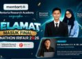 Mentorta Perkuat Ekosistem Riset Mahasiswa PTKI, Dampingi Tim IAIN Parepare Lolos Final BRINATHON IRIFair 2026