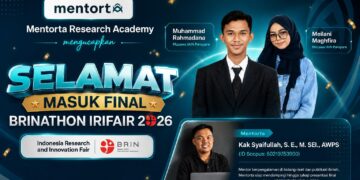 Mentorta Perkuat Ekosistem Riset Mahasiswa PTKI, Dampingi Tim IAIN Parepare Lolos Final BRINATHON IRIFair 2026
