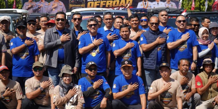 Bhayangkara Off-Road Merdeka Seri V Dimulai, 500 Offroader Tempuh Makassar-Barru-Sidrap-Parepare