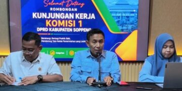 Inspektorat Parepare Terima Kunjungan Komisi I DPRD Soppeng, Bahas Anggaran APIP