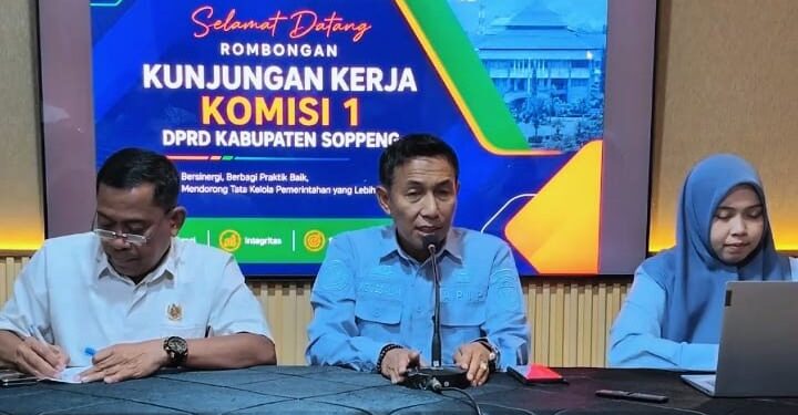 Inspektorat Parepare Terima Kunjungan Komisi I DPRD Soppeng, Bahas Anggaran APIP