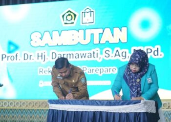Bangun Ekosistem Pendidikan Kuat, Pemkot dan IAIN Parepare Tanda Tangani MoU