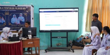 KPU Sidrap Pantau Pilketos Serentak, Jadi Wahana Pendidikan Demokrasi Siswa