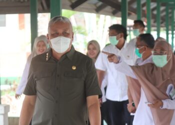 Bupati Pinrang Tinjau Pembangunan Cathlab hingga CT Scan di RSUD Lasinrang