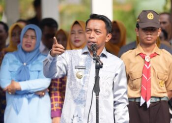 Bupati Sidrap Jadi Pembina Apel di SMPN 2 Pangsid, Motivasi Siswa Kejar Prestasi